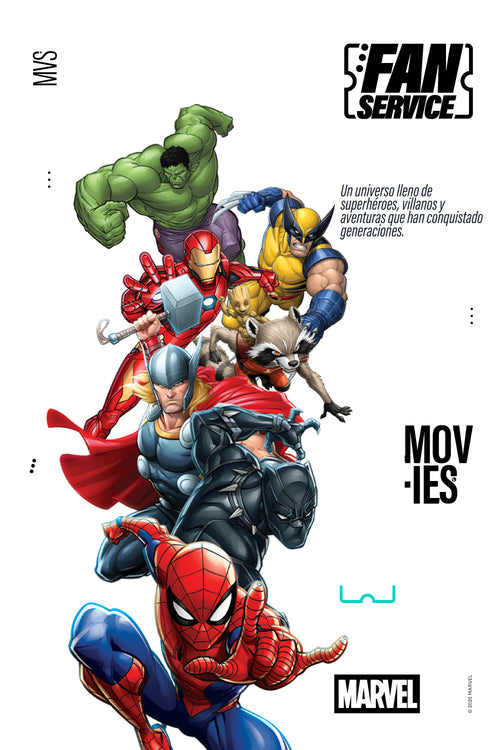 Card slide image -  BERMUDA DE BAÑO DE MARVEL MULTICOLOR PARA HOMBRE