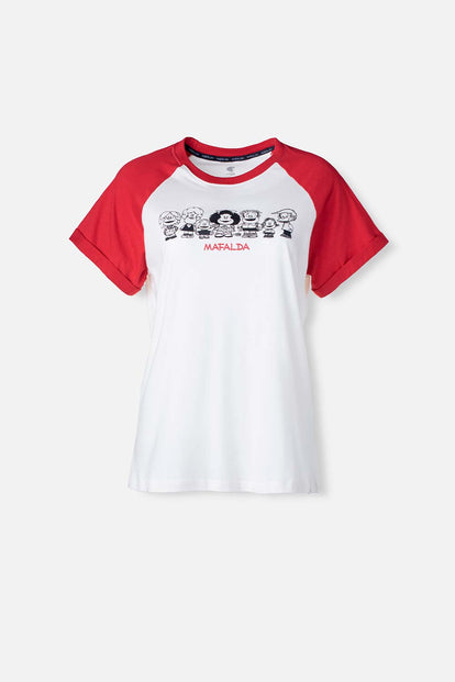  POLERA DE MAFALDA REGULAR FIT PARA MUJER
