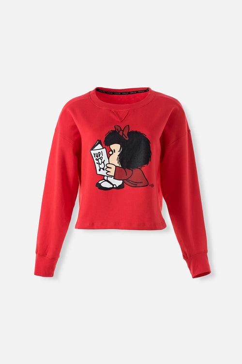 Card slide image -  POLERONES DE MAFALDA CERRADO ROJO PARA MUJER