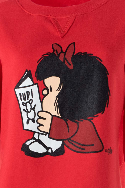 Card slide image -  POLERONES DE MAFALDA CERRADO ROJO PARA MUJER