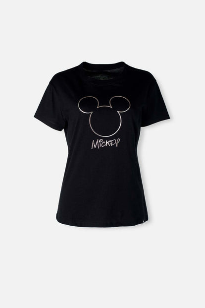  POLERA DE MICKEY MOUSE REGULAR FIT PARA MUJER
