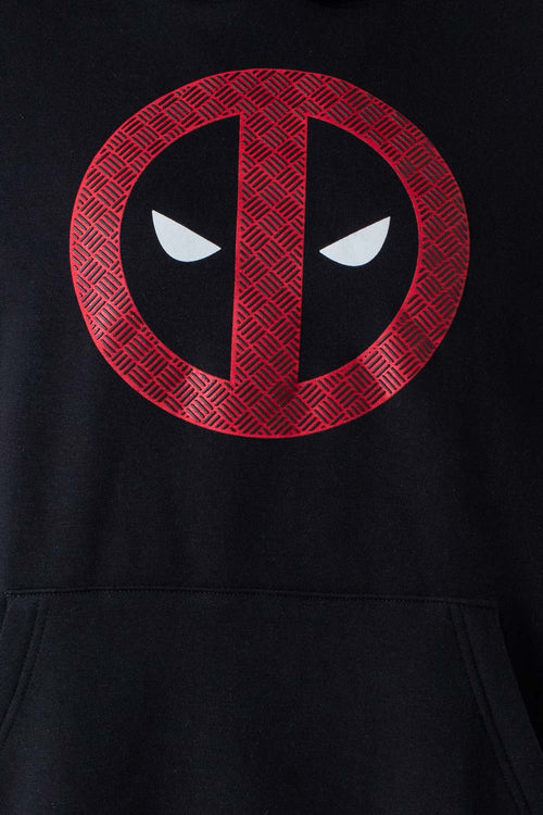 Card slide image -  POLERONES DE DEADPOOL CERRADO CON CAPUCHA NEGRO PARA HOMBRE