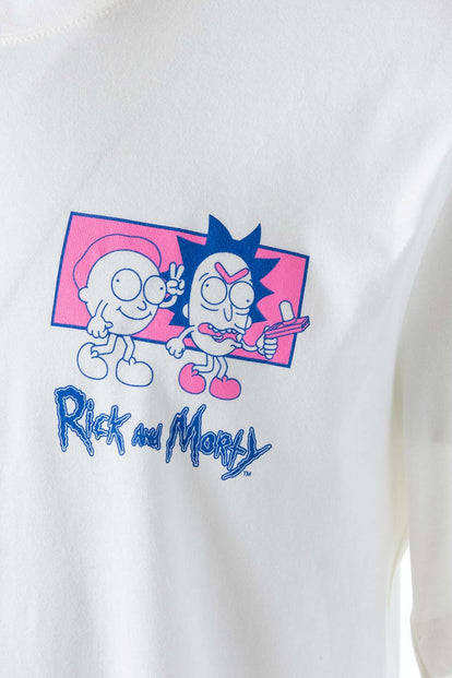  POLERA DE RICK Y MORTY REGULAR FIT PARA HOMBRE