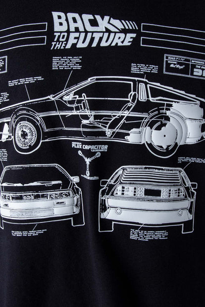  POLERA DE BACK TO THE FUTURE REGULAR FIT GENERO NEUTRO