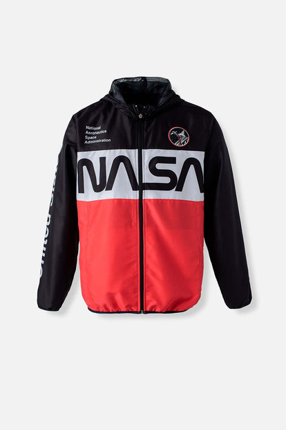  CHAQUETA DE LA NASA MULTICOLOR CON CIERRE PARA HOMBRE