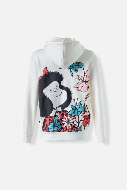  POLERONES DE MAFALDA MARFIL DE DISEÑO ABIERTO PARA MUJER