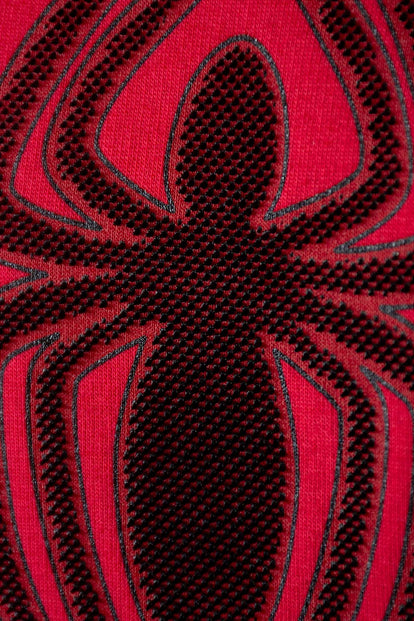  POLERONES DE SPIDER-MAN CERRADO ROJO PARA HOMBRE