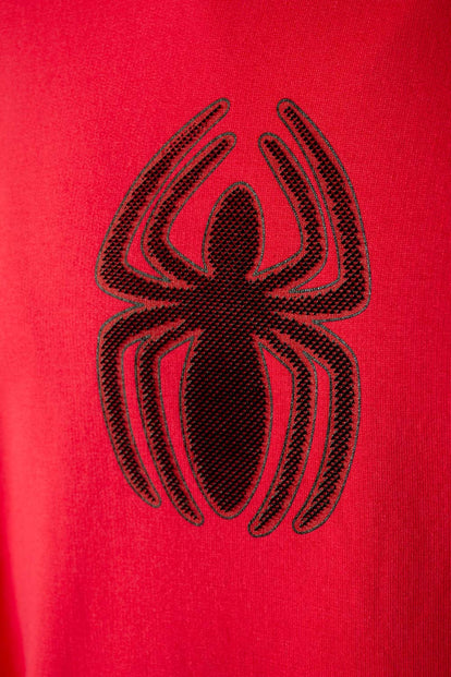  POLERONES DE SPIDER-MAN CERRADO ROJO PARA HOMBRE