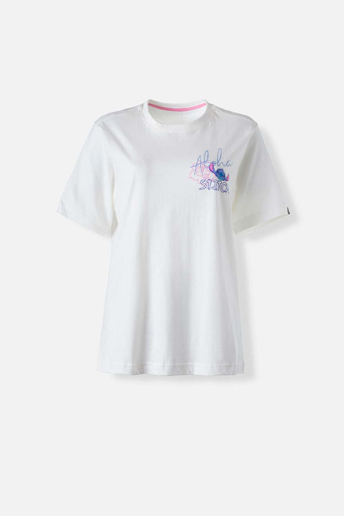 Card slide image -  POLERA DE STITCH MARFIL REGULAR FIT PARA MUJER