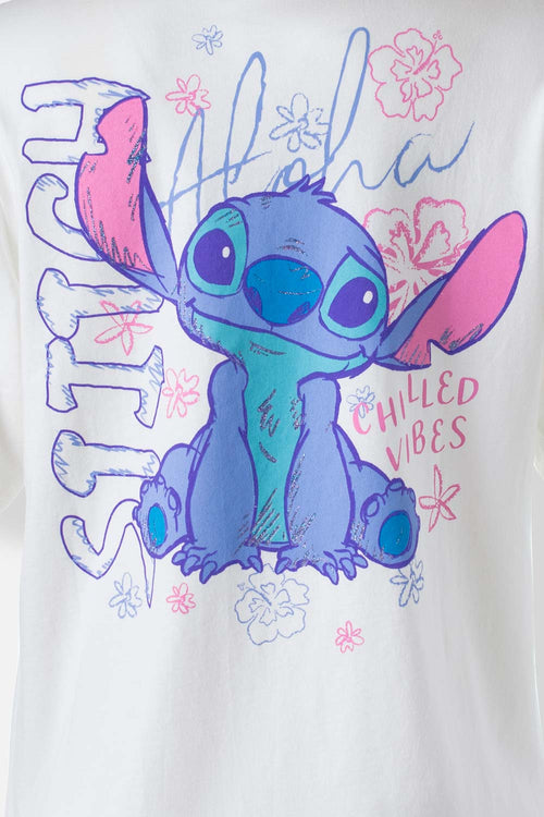 Card slide image -  POLERA DE STITCH MARFIL REGULAR FIT PARA MUJER