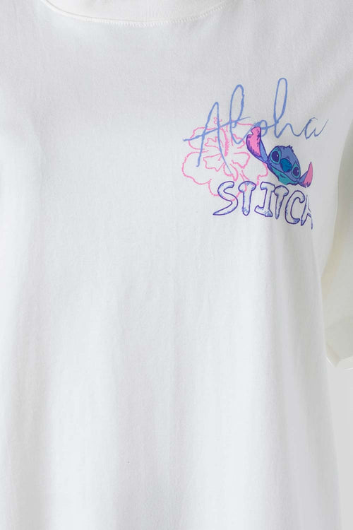 Card slide image -  POLERA DE STITCH MARFIL REGULAR FIT PARA MUJER