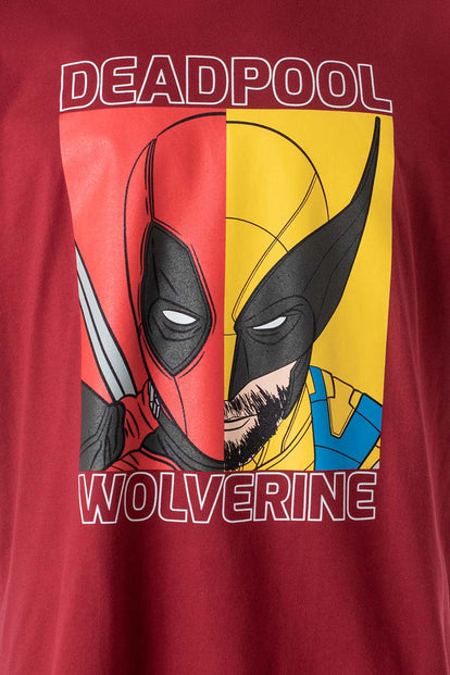  POLERA DE DEADPOOL REGULAR FIT GÉNERO NEUTRO