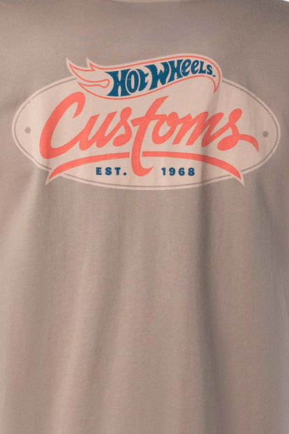  POLERA DE HOT WHEELS REGULAR FIT PARA HOMBRE