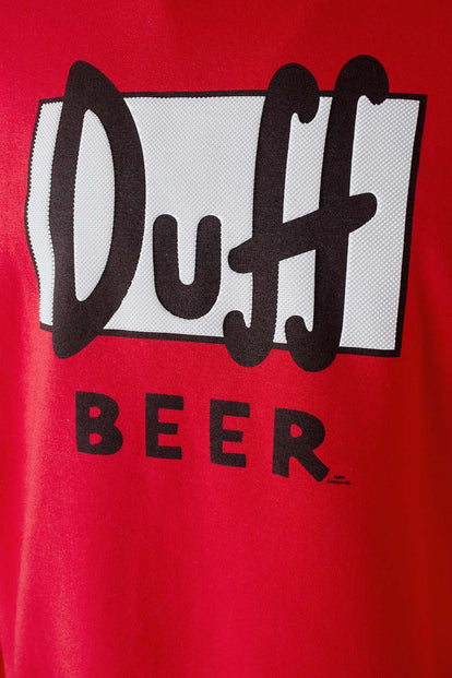  POLERONES DE LOS SIMPSON ROJO CERRADO PARA HOMBRE