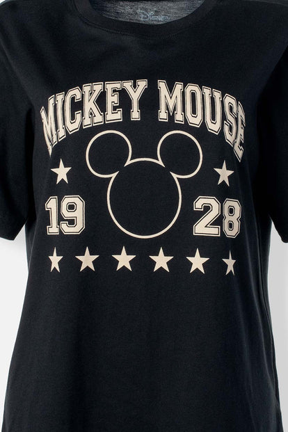  POLERA DE MICKEY MOUSE REGULAR FIT PARA MUJER