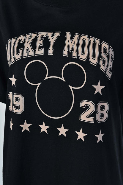  POLERA DE MICKEY MOUSE REGULAR FIT PARA MUJER
