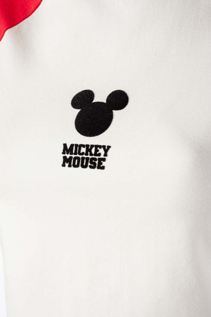  POLERA DE MICKEY MOUSE CROP TOP PARA MUJER