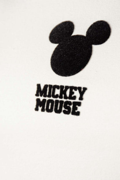  POLERA DE MICKEY MOUSE CROP TOP PARA MUJER