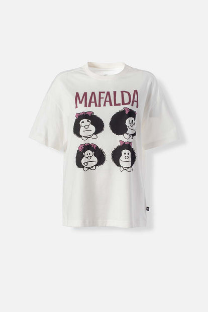  POLERA DE MAFALDA REGULAR FIT PARA MUJER