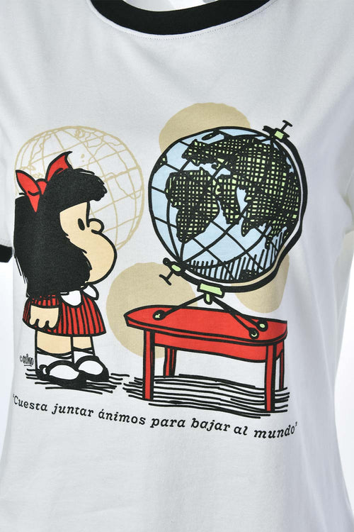 Card slide image -  POLERA DE MAFALDA SLIM FIT PARA MUJER