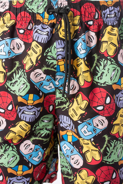 Card slide image -  BERMUDA DE BAÑO DE MARVEL MULTICOLOR PARA HOMBRE