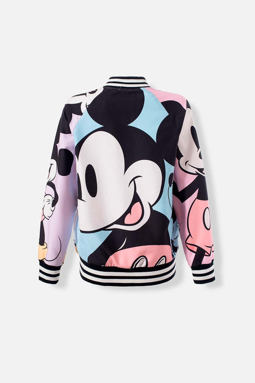 Card slide image -  CHAQUETA DE MICKEY MOUSE MULTICOLOR ABIERTA PARA MUJER