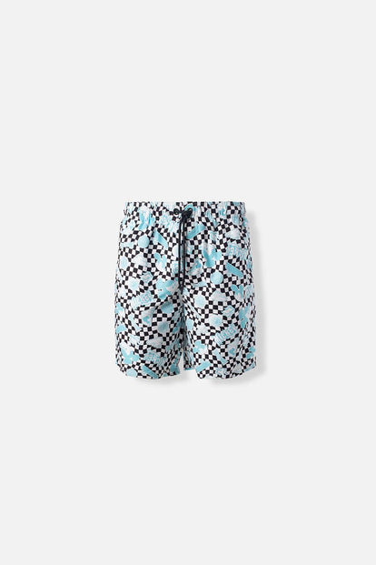  BERMUDA DE BAÑO DE MICKEY MULTICOLOR PARA HOMBRE