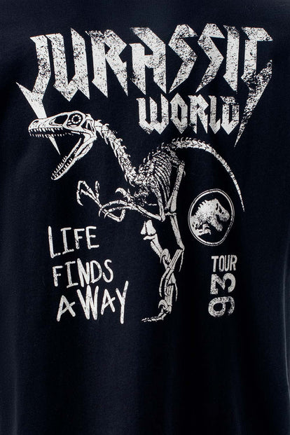  POLERA DE JURASSIC WORLD RELAX FIT PARA HOMBRE