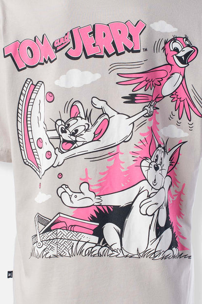  POLERA DE TOM Y JERRY REGULAR FIT PARA MUJER