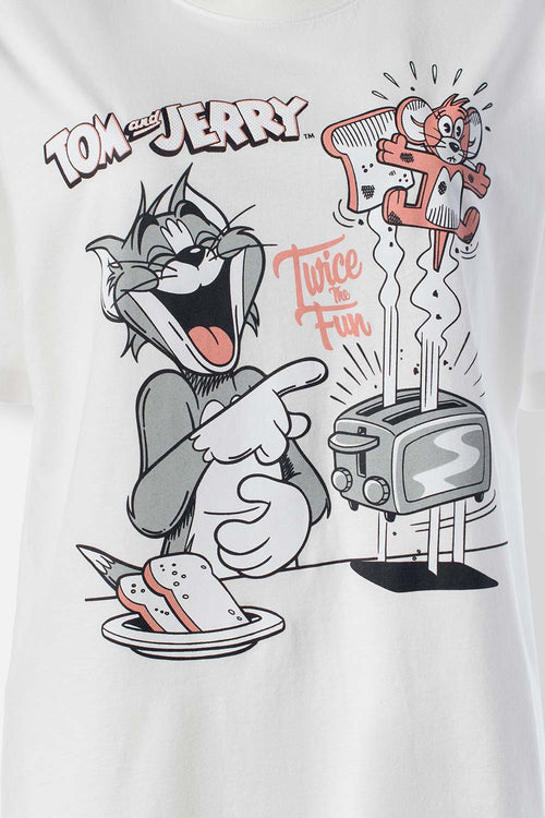 Card slide image -  POLERA DE TOM Y JERRY REGULAR FIT PARA MUJER