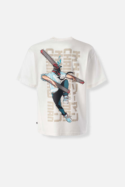  POLERA DE CHAINSAW MAN REGULAR FIT PARA HOMBRE