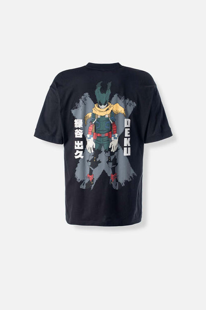  POLERA DE MY HERO ACADEMIA OVERSIZED FIT PARA HOMBRE