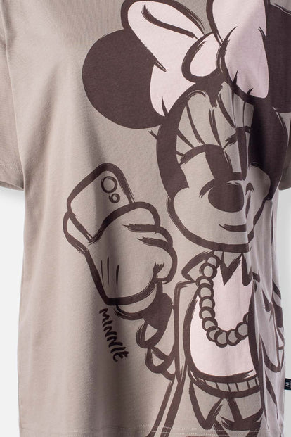  POLERA MICKEY MOUSE RELAX FIT PARA MUJER
