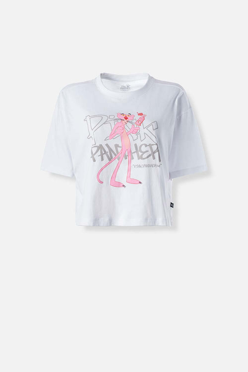 Card slide image -  POLERA DE LA PANTERA ROSA BOXY FIT PARA MUJER