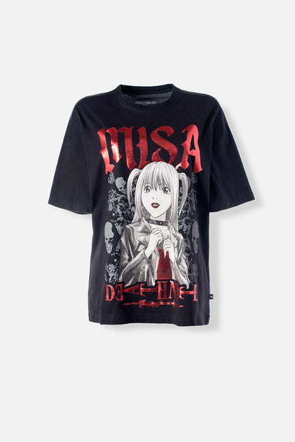  POLERA DE DEATH NOTE OVERSIZED FIT PARA MUJER