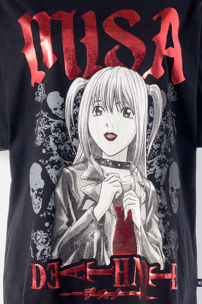 POLERA DE DEATH NOTE OVERSIZED FIT PARA MUJER