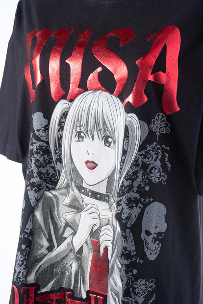  POLERA DE DEATH NOTE OVERSIZED FIT PARA MUJER
