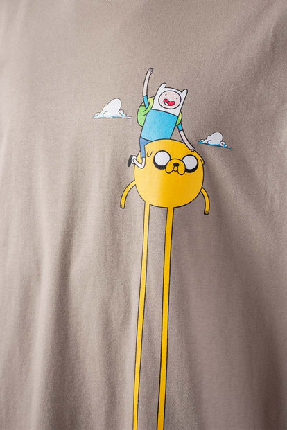  POLERA DE ADVENTURE TIME REGULAR FIT PARA HOMBRE