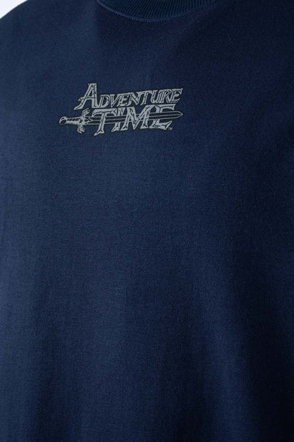  POLERONES DE ADVENTURE TIME CERRADO AZUL PARA HOMBRE
