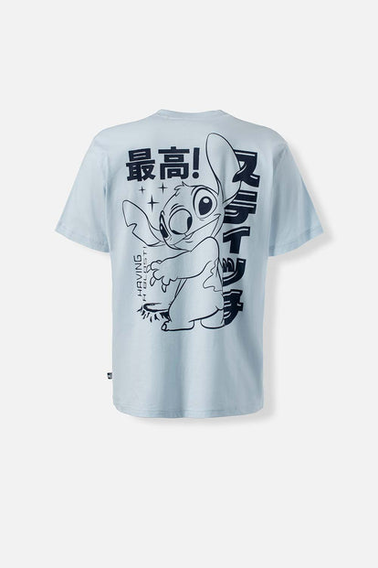  POLERA DE LILO Y STITCH REGULAR FIT PARA HOMBRE