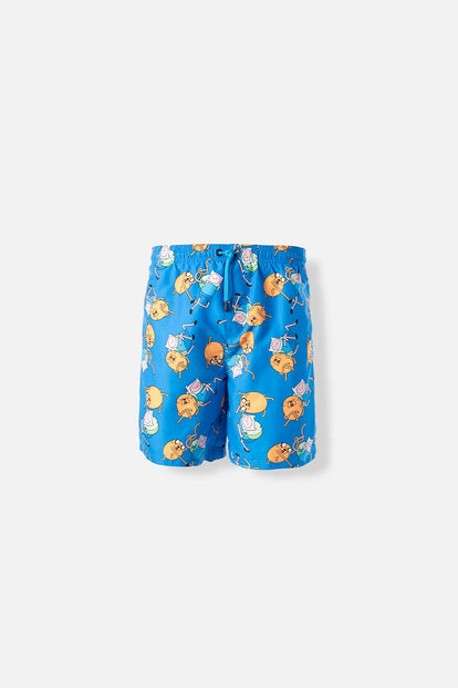  BERMUDA DE BAÑO ADVENTURE TIME AZUL PARA HOMBRE