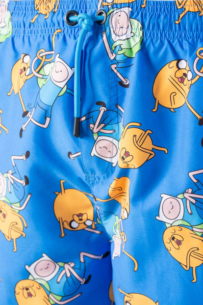  BERMUDA DE BAÑO ADVENTURE TIME AZUL PARA HOMBRE