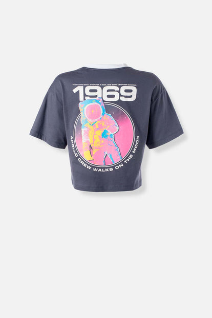  POLERA DE NASA BOXY FIT PARA MUJER