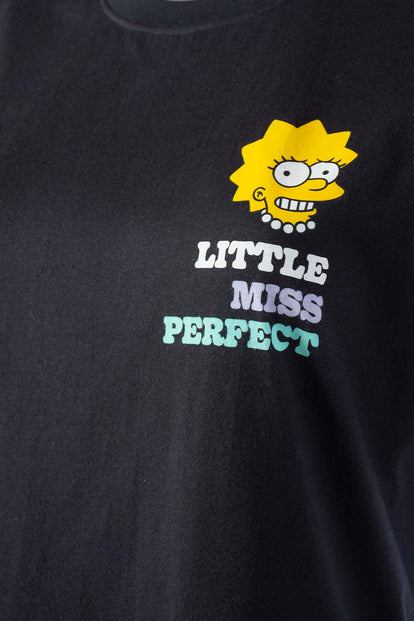  POLERA DE LOS SIMPSONS REGULAR FIT PARA MUJER