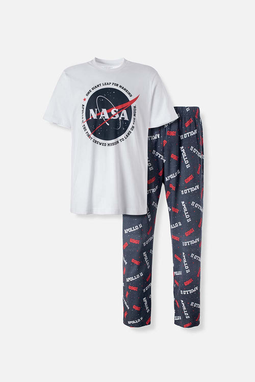 Card slide image -  PIJAMA DE NASA CON PANTALÓN LARGO PARA HOMBRE