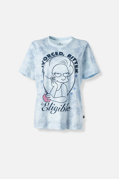  POLERA DE LOS SIMPSONS REGULAR FIT PARA MUJER