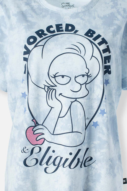  POLERA DE LOS SIMPSONS REGULAR FIT PARA MUJER