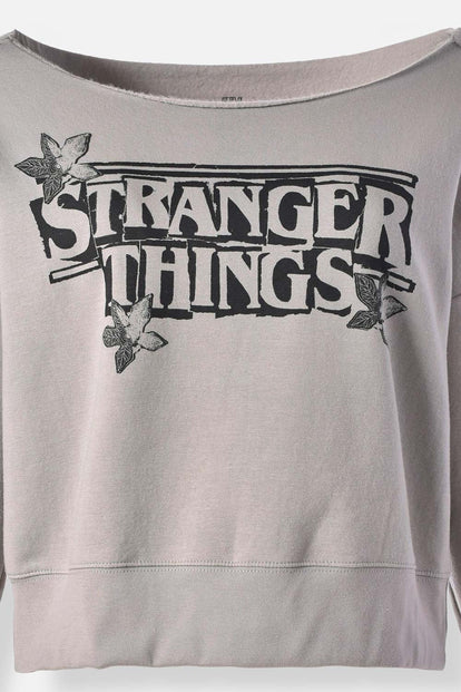  POLERON DE STRANGER THINGS OVERSIZED FIT PARA MUJER