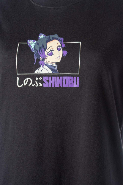  POLERA DE DEMON SLAYER REGULAR FIT PARA MUJER