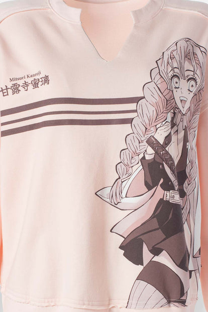  POLERON DE DEMON SLAYER OVERSIZED FIT PARA MUJER